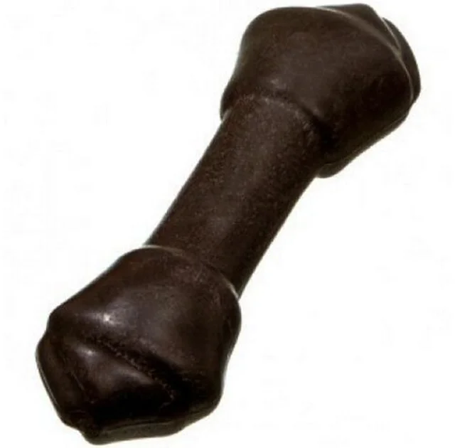 Игрушка Flamingo Good4Fun Bone Chocolate для собак, кость шоколадная, резина, 14 см