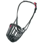 Намордник Flamingo Muzzle Syntetic 10 для собак, пластик, 10×7×15 см, 40/62 см