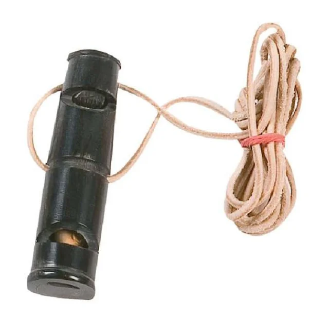Свисток Flamingo Horn для собак, горн, 2-х тональный, со шнурком, 6.6×1.8 см