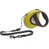 Поводок-рулетка Flamingo Dogx2Go Cord для собак до 20 кг, оранжевий, розмір M, 5 м