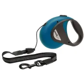 Поводок-рулетка Flamingo Dogx2Go Cord для собак до 50 кг, зелений, розмір L, 5 м