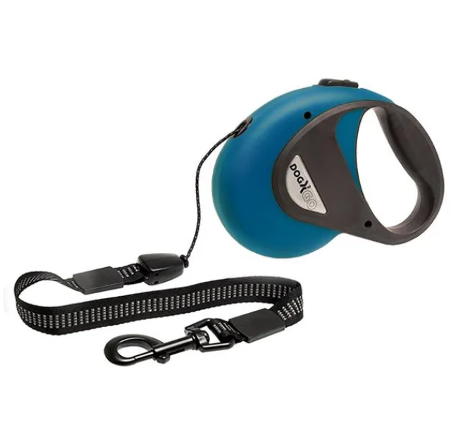 Поводок-рулетка Flamingo Dogx2Go Cord для собак до 50 кг, зеленый, размер L, 5 м