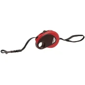Поводок-рулетка Flamingo Dogx2GO Belt Mini для собак до 8 кг, синій, 2.5 м