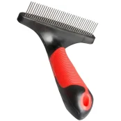 Расческа-грабли Flamingo Rake Rotating Teeth для собак с длинной, жесткой и курчавой шерстью, 37 зубцов