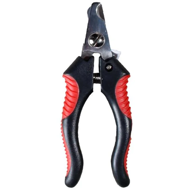 Когтерез Flamingo Nail Clipper для кошек и собак, с ограничителем и замком безопасности, 13x5 см