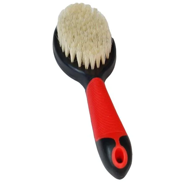 Щетка Flamingo Brush Pig"s Hair для собак и кошек из натуральной щетины, антистатик, 23 см