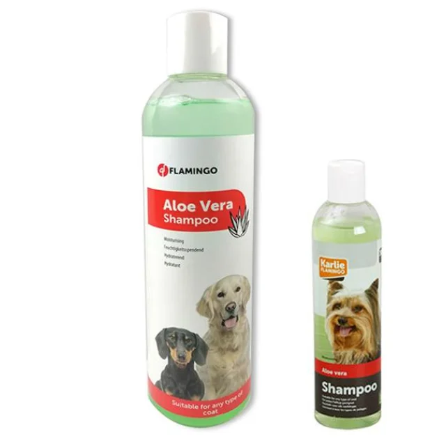 Шампунь Flamingo Aloe Vera Shampoo для собак с алоэ вера, для любого типа шерсти, 1 л