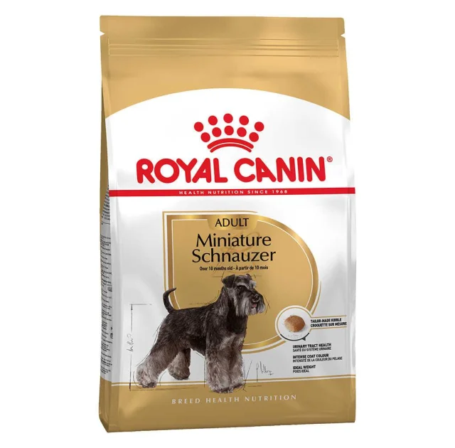 Сухой корм Royal Canin Miniature Schnauzer Adult для собак породы миниатюрные шнауцер, 7.5 кг