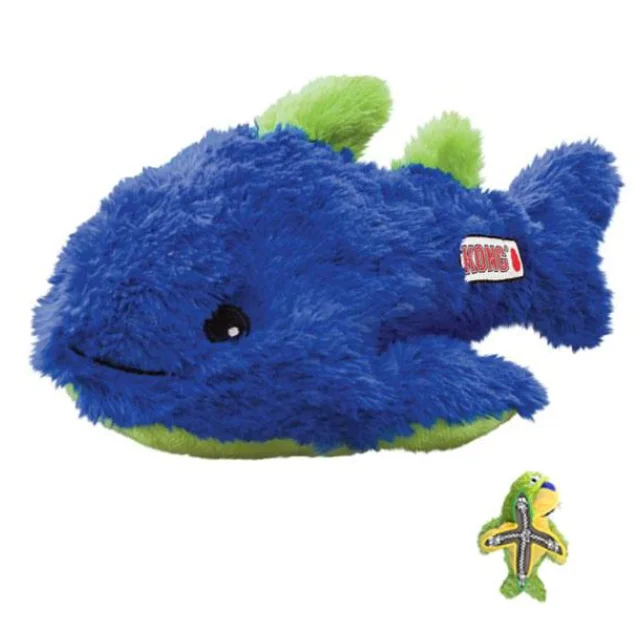 Игрушка Flamingo Shark акула мягкая, для малых и средних собак, 6х8х27 см
