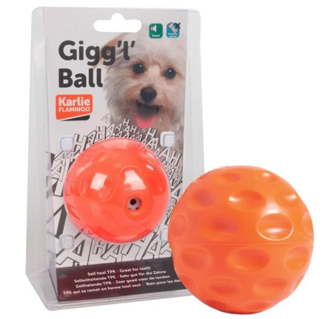 Игрушка Flamingo Gigg"L Ball мяч, для собак, резина, 7 см