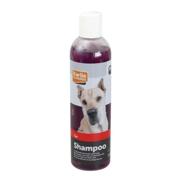 Шампунь Flamingo Coal Tar Shampoo для собак, против перхоти и загрязнений, с коллоидной серой, 300 мл