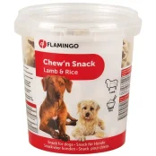 Лакомство Flamingo Bones Lamb&Rice косточка, для собак, ягненок, 500 г