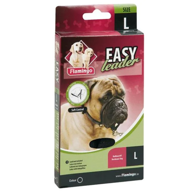 Намордник Flamingo Easy leader для корекції поведінки собак, бульмастиф, бордовийсскій дог, L