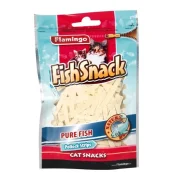 Лакомство Flamingo Pollock Strips для кошек, полоски минтая, 50 г