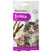 Лакомство Flamingo Stikiz Fish с рыбой, палочки для котов и котят, 15 г, 3 ед