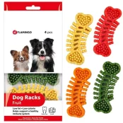 Лакомство Flamingo Chewing Snack Fruit жевательное, для собак с фруктами, 120 г