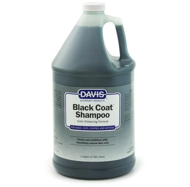 Шампунь Davis Black Coat Shampoo для чорної вовни собак, котів, концентрат, 3.8 л