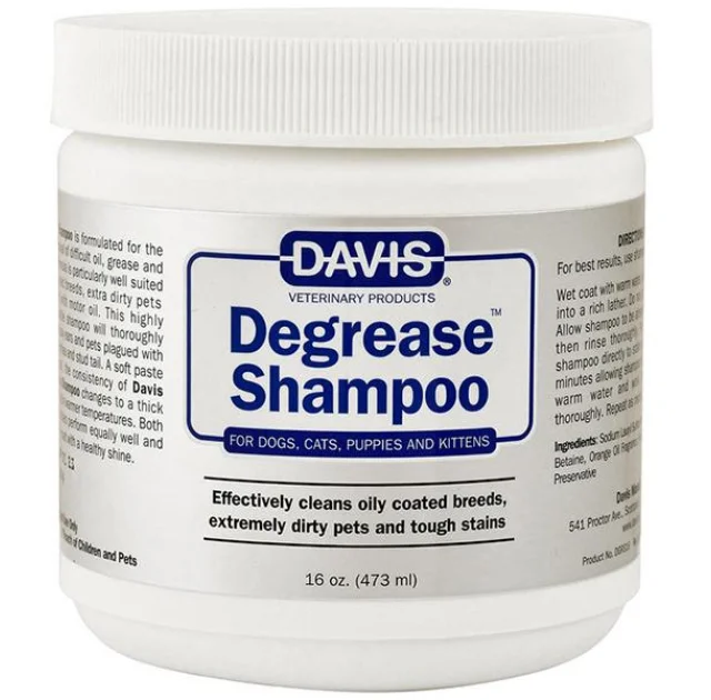 Шампунь Davis Degrease Shampoo обезжиривающий, для собак, котов, 1.89 л