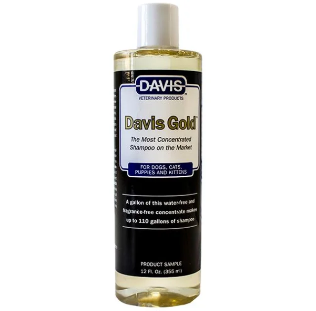 Шампунь Davis Gold Shampoo суперконцентрованою, собак і котів, 355 мл
