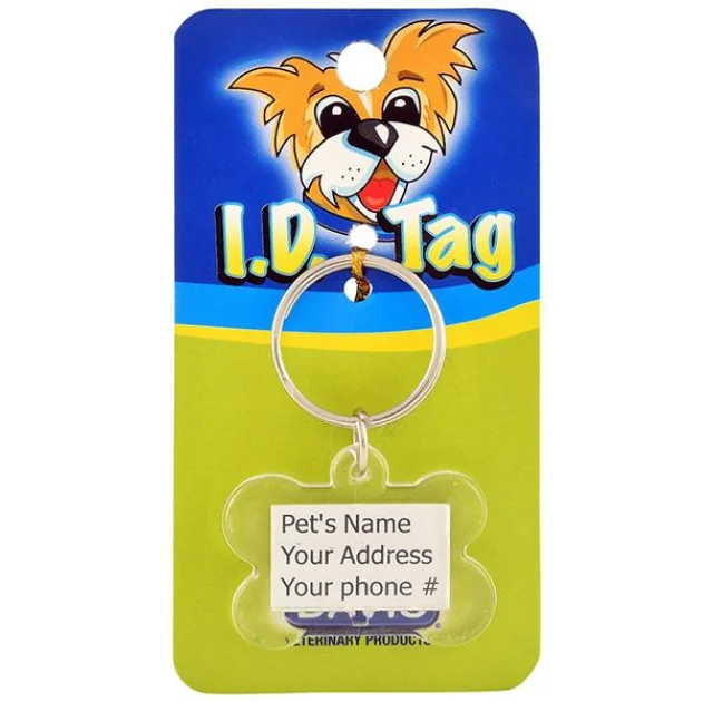 Брелок-адресник Davis Bone ID Tag на ошейник, для собак