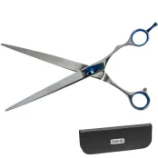 Ножиці Davis Extreme Edge Blue Straight прямі, для стрижки собак, 8,5 ", 21,6 см