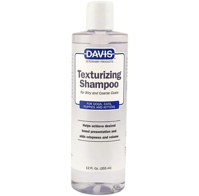 Шампунь Davis Texturizing Shampoo для жесткой и объемной шерсти у собак и котов, концентрат, 355 мл
