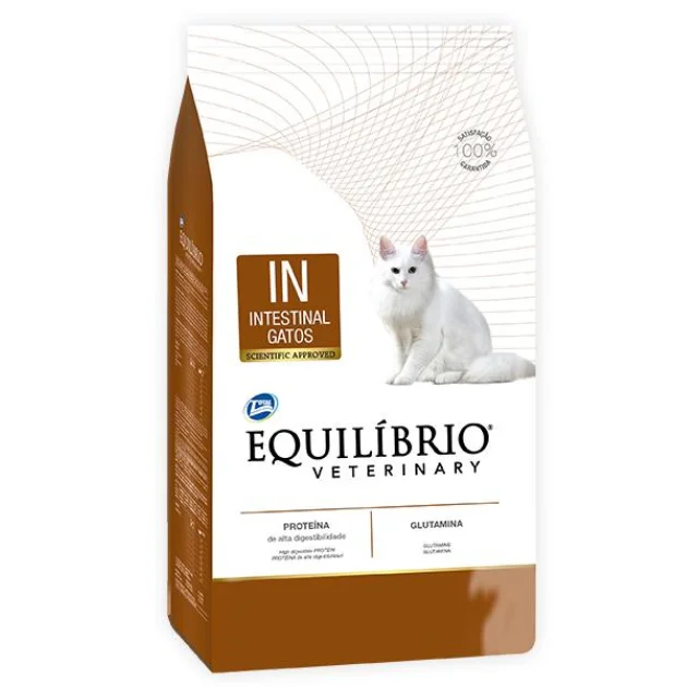 Сухой корм Equilibrio Veterinary Cat лечебный, для котов с заболеваниями желудочно–кишечного тракта, 500 г