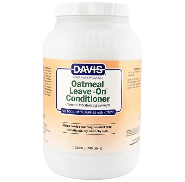 Кондиционер Davis Oatmeal Leave-On Conditioner супер увлажняющий, для собак, котов, концентрат, 3.8 л