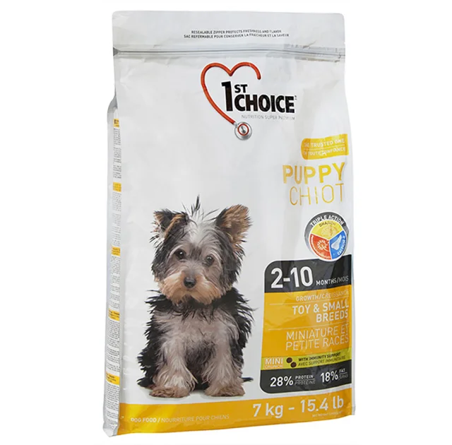 Сухий корм 1st Choice Puppy Toy & Small Chicken для цуценят міні та малих порід, з куркою, 7 кг