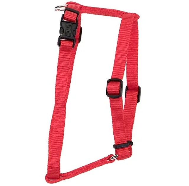 Нейлонова шлея Coastal Nylon Adjustable для собак, червоний, 1.6×40-66 см