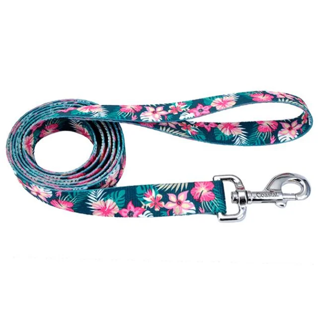 Поводок Coastal Pet Attire Style для собак, бирюзово-розовый, 1×1.2 м