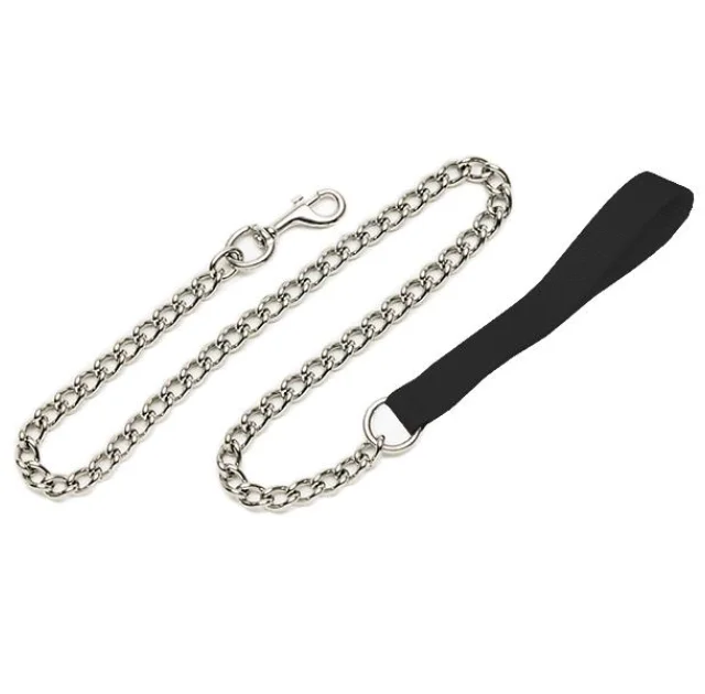 Повідець-ланцюжок Coastal Titan Chain Dog Leash для собак, чорний, 13 мм×1.2 м