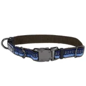 Нейлоновый ошейник Coastal K9 Explorer для собак, синий, 1.6×20-30 см