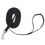 Повідець Coastal Cotton Web Training Leash для собак, котон, чорний, 1×9 м