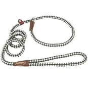 Нашийник-поводок Coastal Remington Rope Dog Leash для собак, ривковий, біло-зелений, 1×1.8 м
