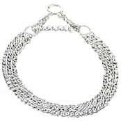 Ошейник-цепочка Sprenger для собак, трехрядный, 2 мм, 50 см