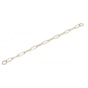 Ошейник-цепь Sprenger Long Link для собак, широкое звено, курогановая сталь, 3 мм, 58 см
