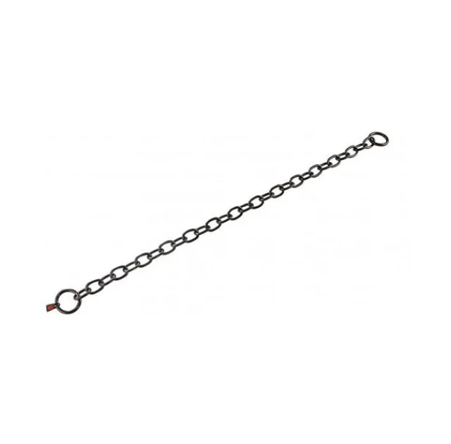 Ошейник Sprenger Long Link для собак, со средним звеном, черная сталь, 4 мм, 69 см