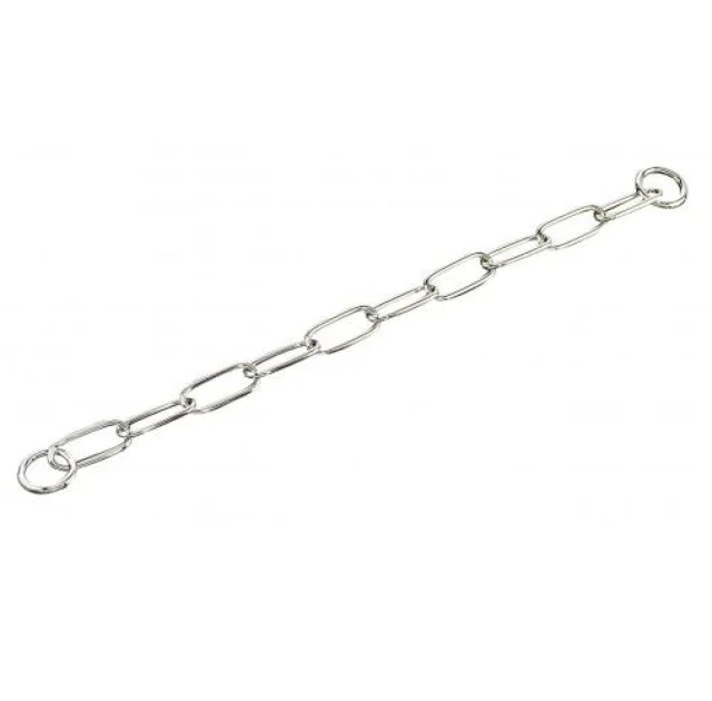 Ошейник Sprenger Extra Long Link для собак, с широким звеном, хромированная сталь, 4 мм, 80 см