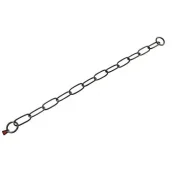 Ошейник Sprenger Extra Long Link для собак, с широким звеном, черная сталь, 4 мм, 76 см