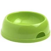 Миска Moderna ЕКО для котів, пластик, лимонна, 200 мл, d-11.5 см