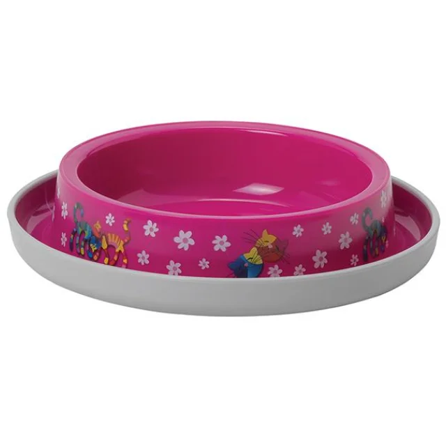 Миска Moderna Trendy Dinner Friends Forever для котів, яскраво-рожева, 210 мл, d-15 см