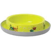 Миска Moderna Trendy Dinner Friends Forever для кошек, лимонная, 210 мл, d-15 см