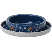 Миска Moderna Trendy Dinner Friends Forever для кошек, черничная, 210 мл, d-15 см