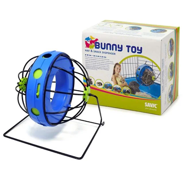 Кормушка для сена и лакомств Savic Bunny Toy для кроликов и морских свинок, 20 х 20 х 20 см