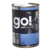 Консерва GO! Grain Free Chicken Pate беззерновой влажный корм, с курицей, для взрослых собак, 400 г