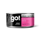 Консерви GO! Grain Free Chicken Pate, беззерновий вологий корм, для котів, 100 г