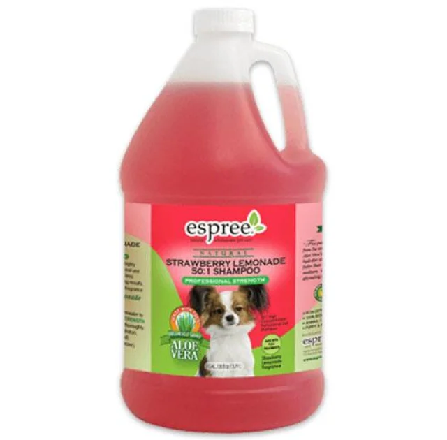 Супер концентрированный шампунь Espree Strawberry Lemonade Shampoo для профессиональных грумеров, 3.79 л