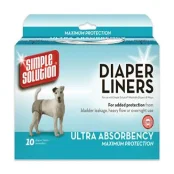 Гігієнічні прокладки для тварин Simple Solution Disposable Diaper Liners - Heavy Flow, 10 шт