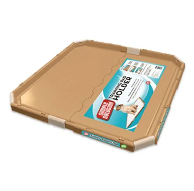 Поддон для пеленок Simple Solution Training Pad Holder для приучения щенков к туалету, 54х54х1 см, коричневый